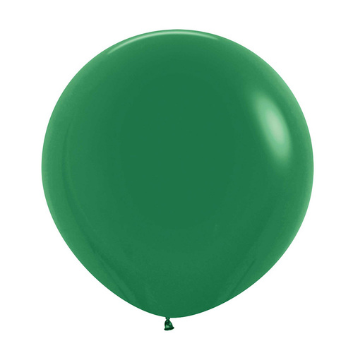 60cm Sempertex Fashion Forest Green Latex Balloons 3 Pack
