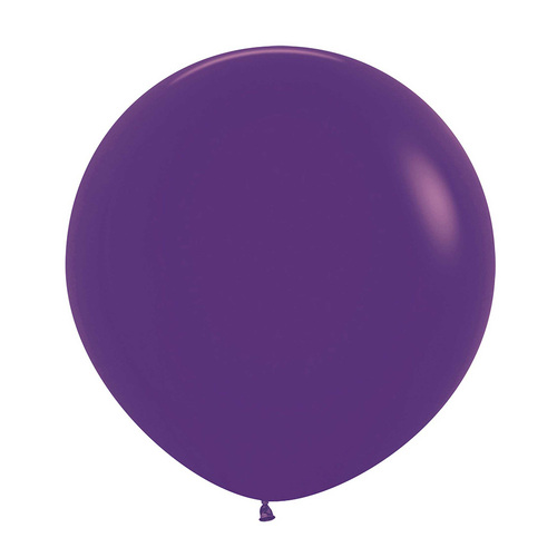 60cm Sempertex Fashion Violet Latex Balloons 3 Pack