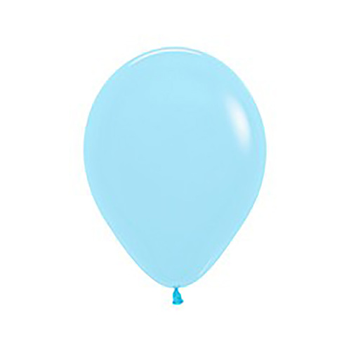30cm Sempertex Pastel Matte Blue Latex Balloons 25 Pack