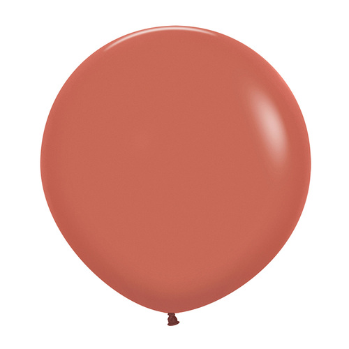 60cm Sempertex Fashion Terracotta Latex Balloons 3 Pack