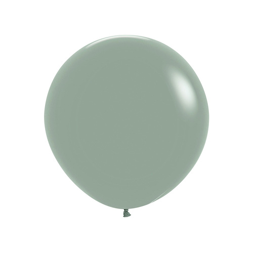 60cm Sempertex Pastel Dusk Laurel Green Latex Balloons 3 Pack