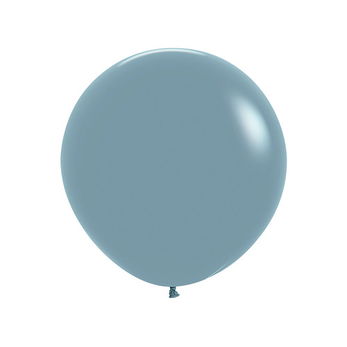 60cm Sempertex Pastel Dusk Blue Latex Balloons 3 Pack