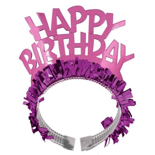 Happy Birthday Tiara Paper & Foil