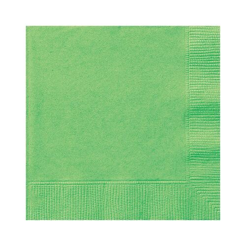 Lime Green Luncheon Napkins 2ply 20 Pack