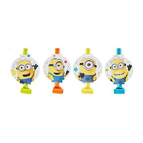 Despicable Me Minion Made Blowouts With Medallions 8 Pack