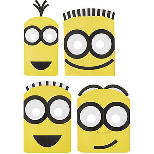 Despicable Me Minion Made Masks Assorted Designs 8 Pack