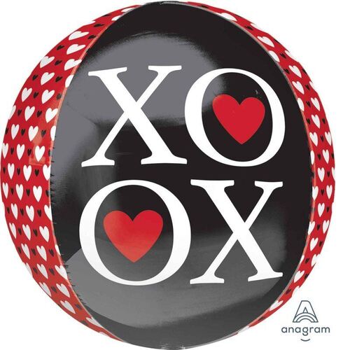 Orbz XL XOXO Hearts Foil Balloon