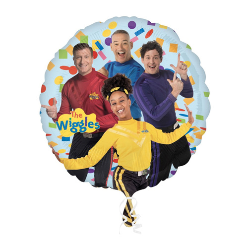 45cm Standard HX Wiggles Group 2022 Foil Balloon