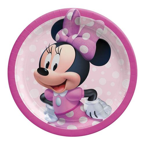 Minnie Mouse Forever Paper Plates 23cm 8 Pack