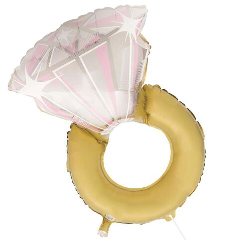 81cm Diamond Ring Shape Foil Balloon