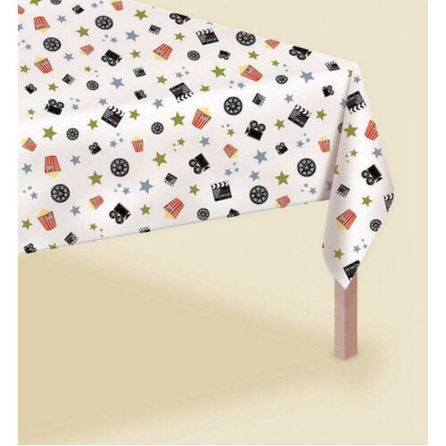 Hollywood Popcorn Tablecover Plastic