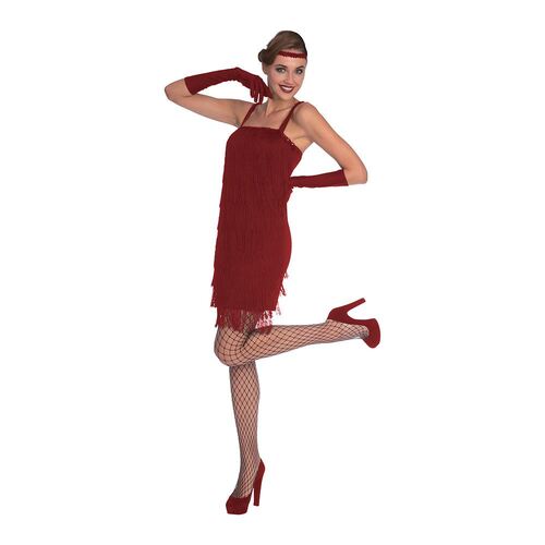 Costume Red Flapper Women's Size 16-18