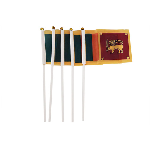 Srilanka Hand Flags 5 Pack