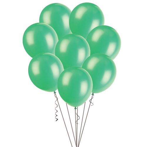 30cm Green Decorator Balloons 25 Pack