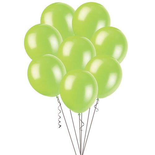 30cm Lime Green Decorator Balloons 25 Pack