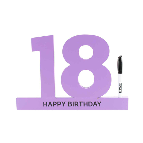 18 Purple Signature Block