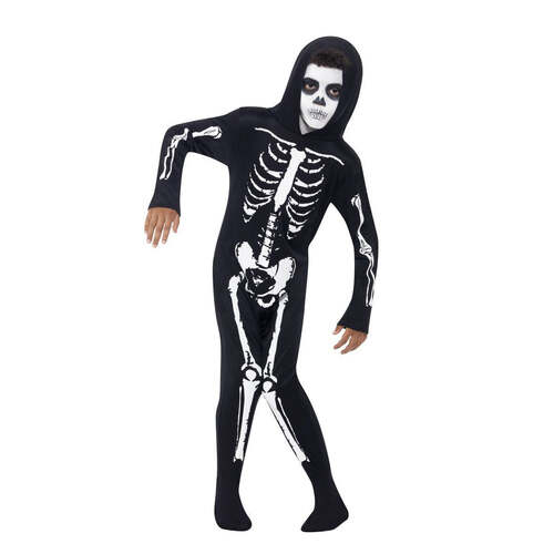 All in One Skeleton Kids Costume