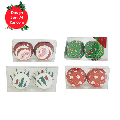 Christmas Cupcake Wrapper 50pc 