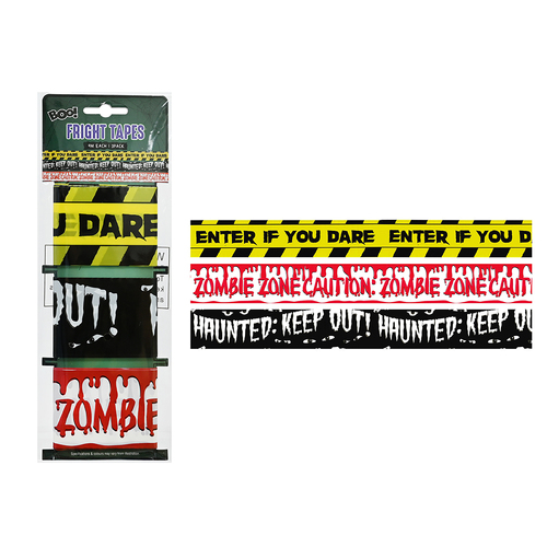 Warning Fright Tapes 3m 3 Pack