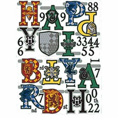 Harry Potter Jumbo Add-an-age Letter Banner (3.2m x 25cm)