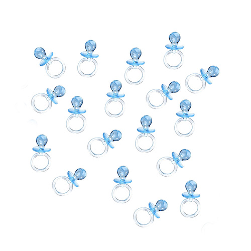 Crystal  Pacifiers Blue 18 Pack
