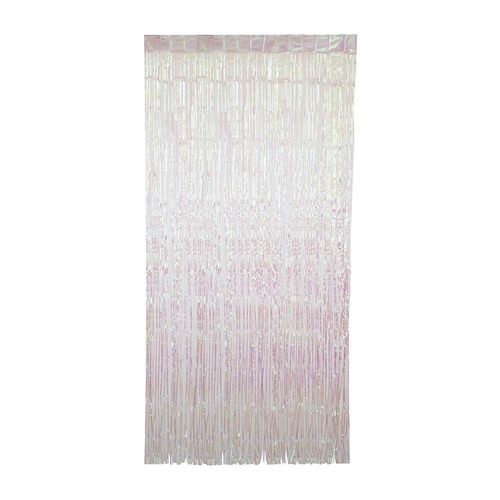 Fringe Door Curtain Iridescent 1m X 2m