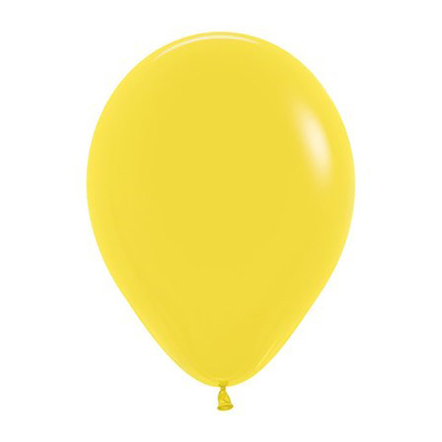 30cm Sempertex Fashion Yellow Latex Balloons 100 Pack