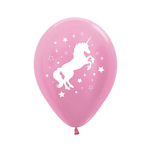 30cm Sempertex Unicorn Sparkles & Stars Latex Balloons 6 Pack