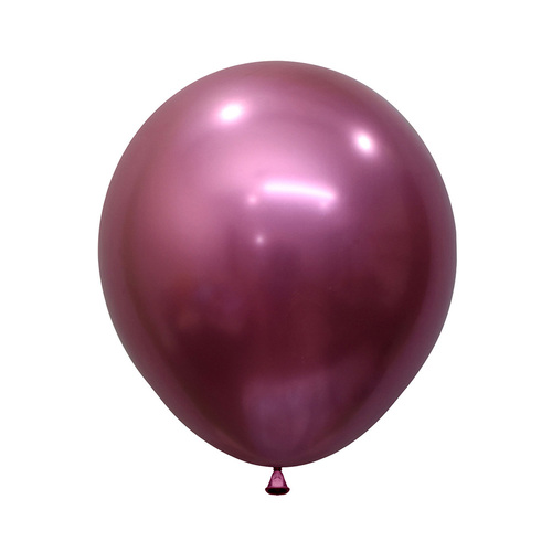 45cm Sempertex Metallic Reflex Fuchsia Latex Balloons 6 Pack