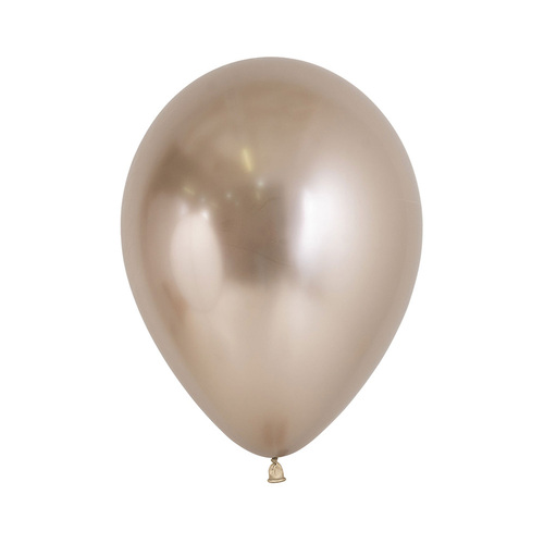 30cm Sempertex Metallic Reflex Champagne Latex Balloons 100 Pack
