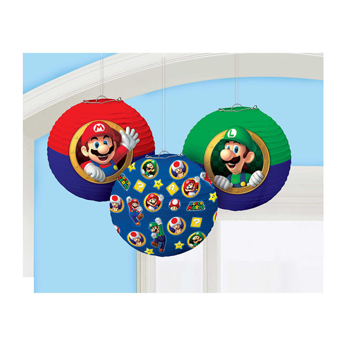 Super Mario Brothers Paper Lanterns 3 Pack