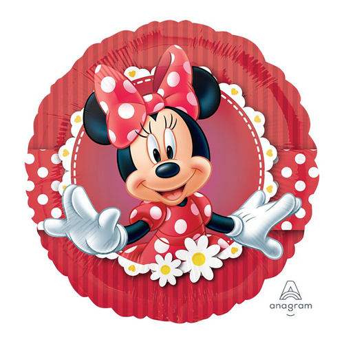 45cm Standard HX Mad about Minnie Foil Balloon