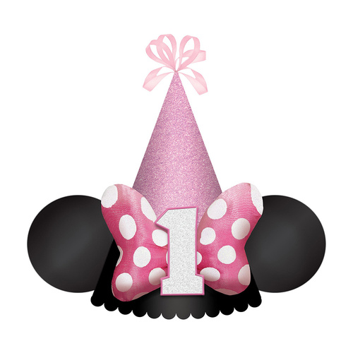 Minnie Mouse Forever Deluxe Cone Hat 1st Birthday