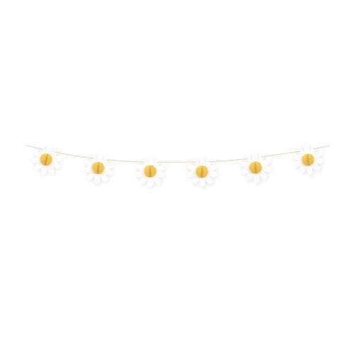 Daisy Honeycomb Garland 1.82m