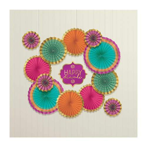 Diwali Paper Fans Decorating Kit