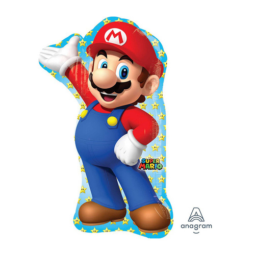 SuperShape XL Super Mario Brothers Foil Balloon