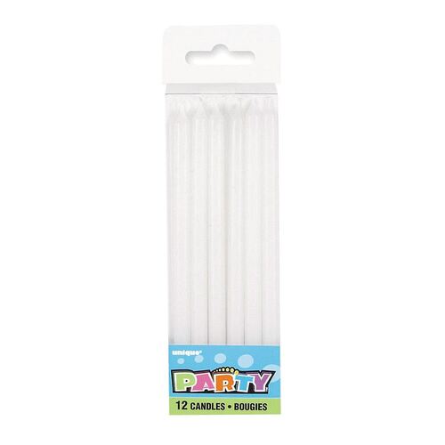 White Candles 12 Pack