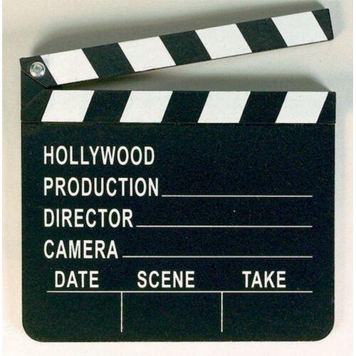 Hollywood Clapboard Die-Cut