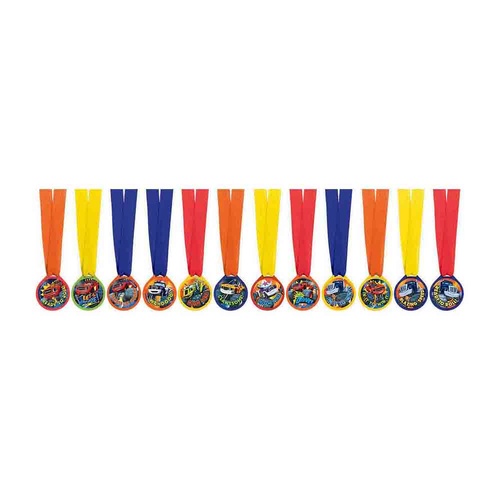 Blaze Mini Award Medal Favor 12 Pack