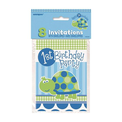 1st Turtle 8 Invitations
