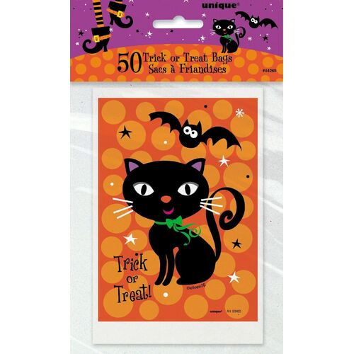 Spooky Boots Trick-Or-Treat Bags 50 Pack