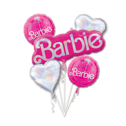 Bouquet Barbie Foil Foil Balloon