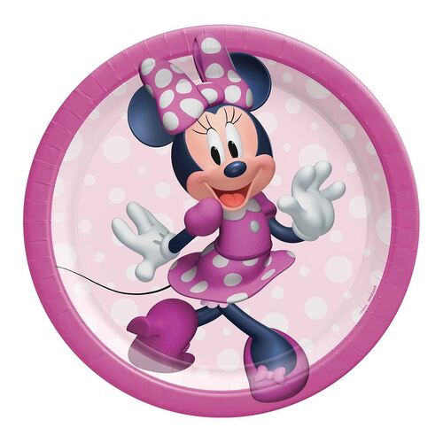 Minnie Mouse Forever Paper Plates 17cm 8 Pack