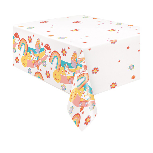  Rainbow Roller Skate Compact Packaging Printed Tablecover 137cm X 213cm