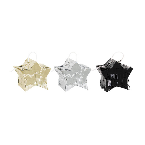 Mini Pinatas Stars 3 Pack