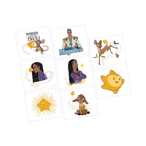 Disney Wish Tattoos 8 Pc