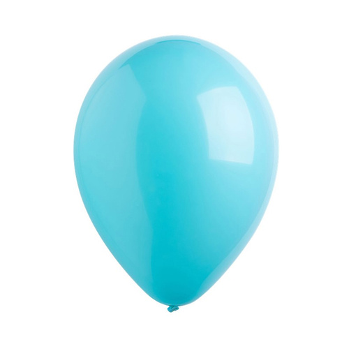 30cm Latex Balloons Bulk Pack Fashion Caribbean Blue 200 Pack