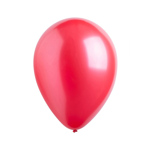 30cm Latex Balloons Bulk Pack Metallic Red 200 Pack