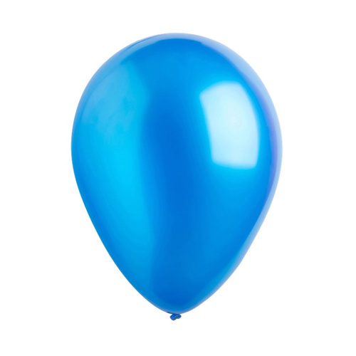 30cm Latex Balloons Bulk Pack Metallic Royal Blue 200 Pack