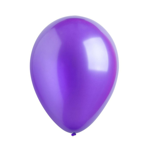 30cm Latex Balloons Bulk Pack Metallic Purple 200 Pack